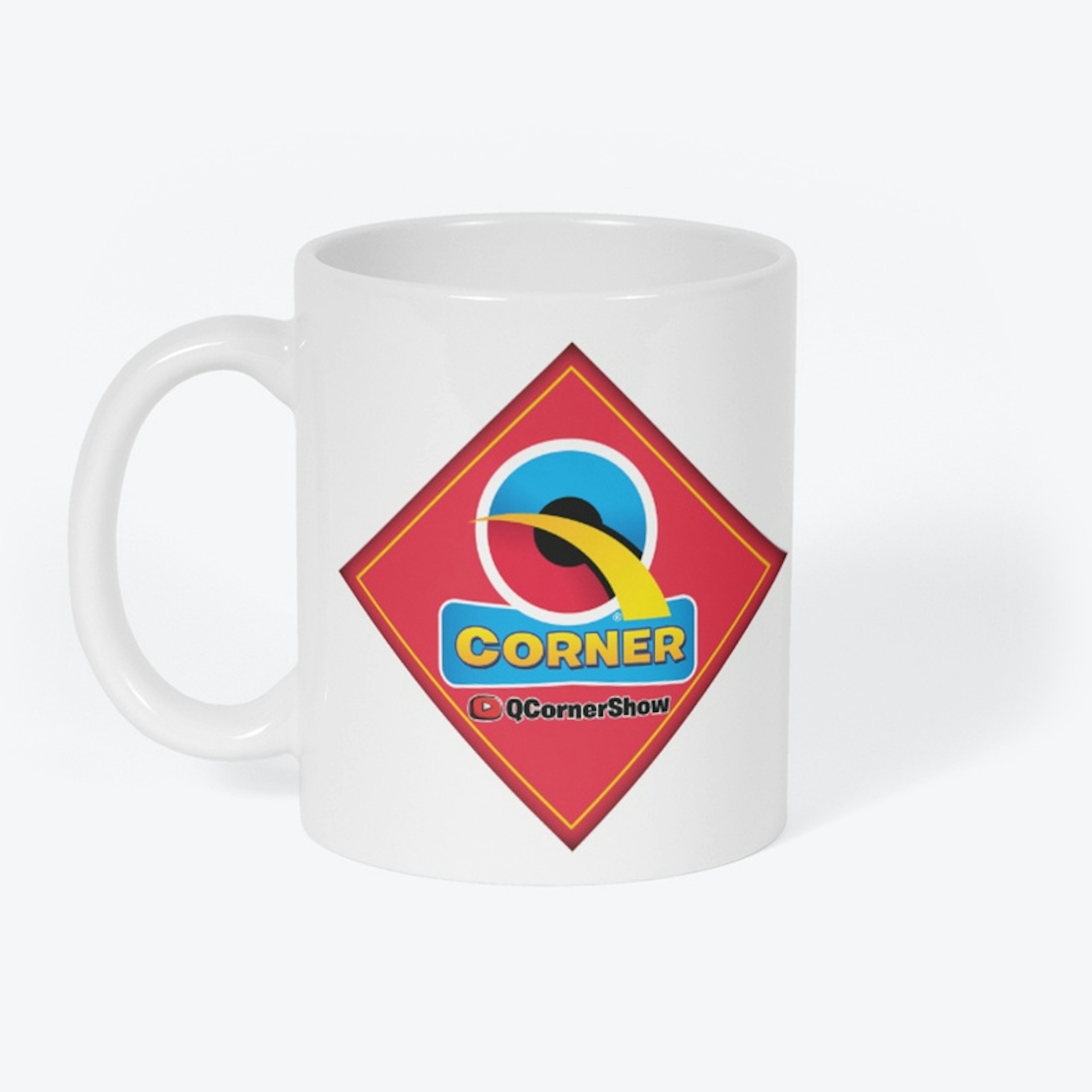 Q Corner Diamond Mug